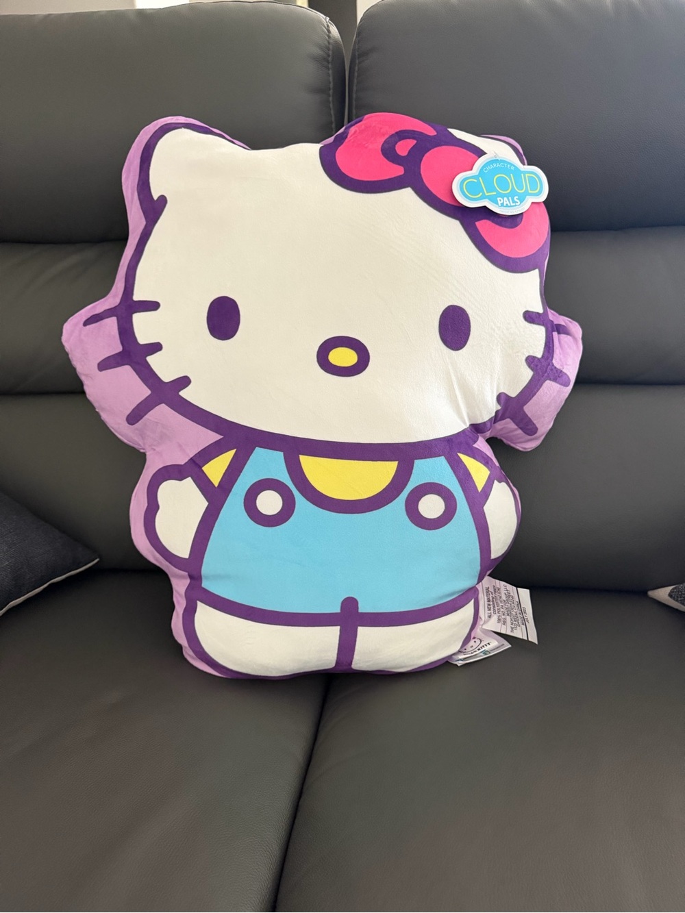 Hello Kitty Plush Pillow - White, Purple, Pink, Blue, Yellow